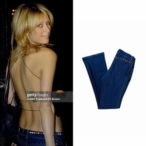 Low Rise Studded Contour Bootcut Jeans As Seen On Paris Hilton